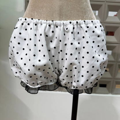 Women Strapless Backless Polka Dot Bow A Line Dress Party Birthday Evening Ball Gowns Nightclub Show Wear Fashion Vestido