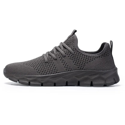 Men's shoes Four Seasons new plus size Flying weaving Lightweight Breathable Casual Sports Shoes Soft Sole Outdoor Running Shoes