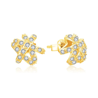 D VVS1 Color Round Cut 1.5mm Moissanite Stud Earrings for Women Solid 925 Sterling SIlver For Woman Birthday Party Gift