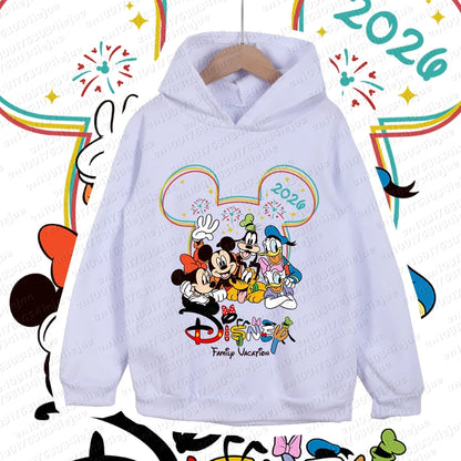 Pattern Pure Cotton Hoodie Parent-child Suit Unisex Keep Warm High Quality Causal Top