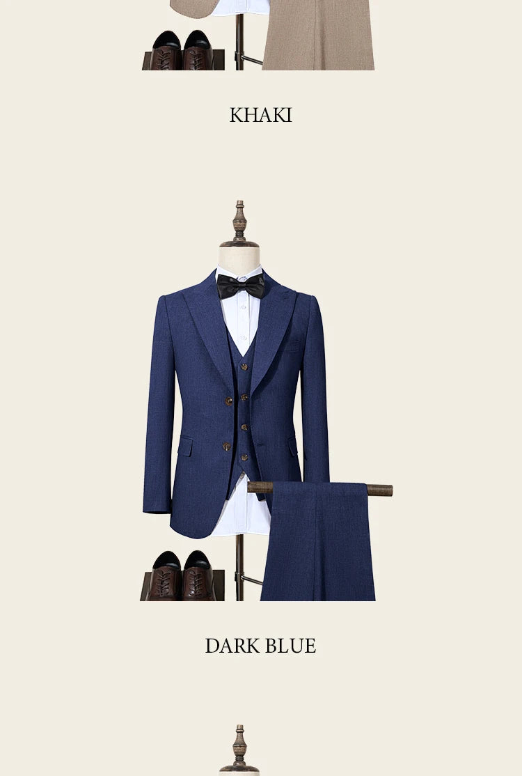 New 2 buttons on suit grey modern design mens office wear blazer coustime homme luxe Bead edge craftsmanship