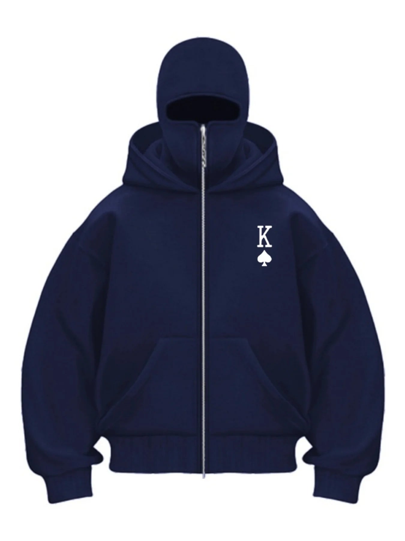 Autumn Men Balaclava Y2K Gothic Harajuku Winter New Item Double Hooded Sweatshirt Men's Hooded Mask Zipper Sportswear Women