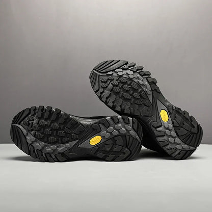 High-Top Men Hiking Boot Winter Outdoor Shoes Lace-Up Non-slip Sports Casual Trekking Boots Man Suede Warm Shoes
