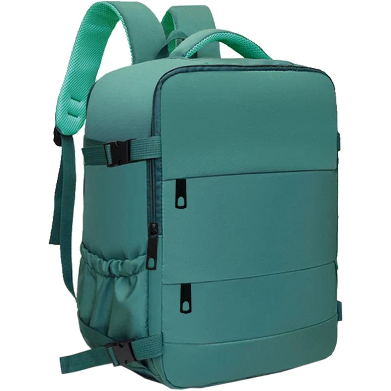 Graceful Practical Multi-color Backpack Multi-pocket Design Adjustable-strap Lightweight for Commute Casual Bag