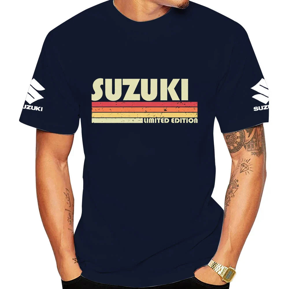 2026 Retro Summer New Fashion 100% Cotton Trendy Men T-shirt Daily Outdoor Sports Party Casual Loose Street Short Sleeve