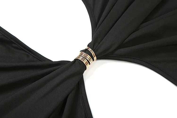 Waistless V-neck Women Maxi Dresses Classic Elegant Lapel Full Sleeve V-neck Sheath Vestidos Female High Street Bodycon