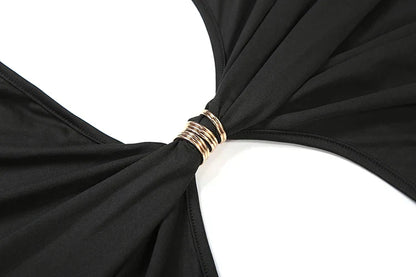 Waistless V-neck Women Maxi Dresses Classic Elegant Lapel Full Sleeve V-neck Sheath Vestidos Female High Street Bodycon