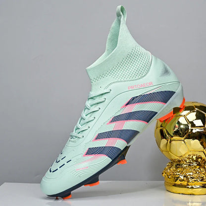 New Men Match Professional Football Boots Non-Slip TF/FG Soccer Shoes Boys Sneakers Comfortable Ankle Sports Shoes Unisex