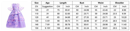 Isabella Charm Dress Girl Princess Dress Fantasy Party Kid Clothes Halloween Christmas Birthday Party Outfits