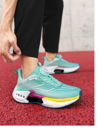 Family carbon plate running shoes for Boys Big Boys Student rotating button Technology TPU+ Popcorn high pop sneakers for girls