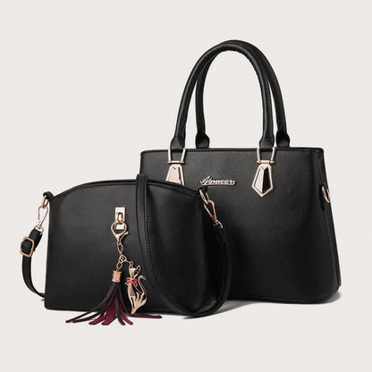 2pc/set Women Fashion Casual Totes, Luxury Handbags ,Designer Shoulder Bags, Crossbody Composite Bag Bolsos