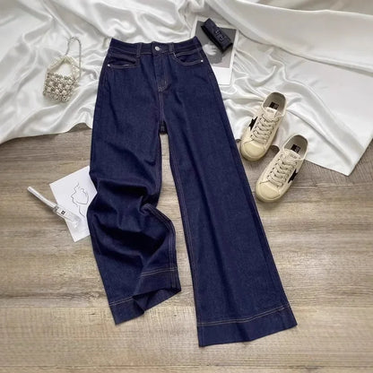 High Waist Wide Leg Jeans Women's Denim Pants