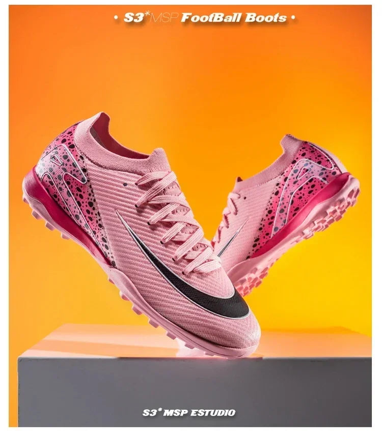 New Men Soccer Shoes Professional Football Boots Grass Outdoor Sport Non-Slip Training Shoes Match Sneakers Ultralight Unisex