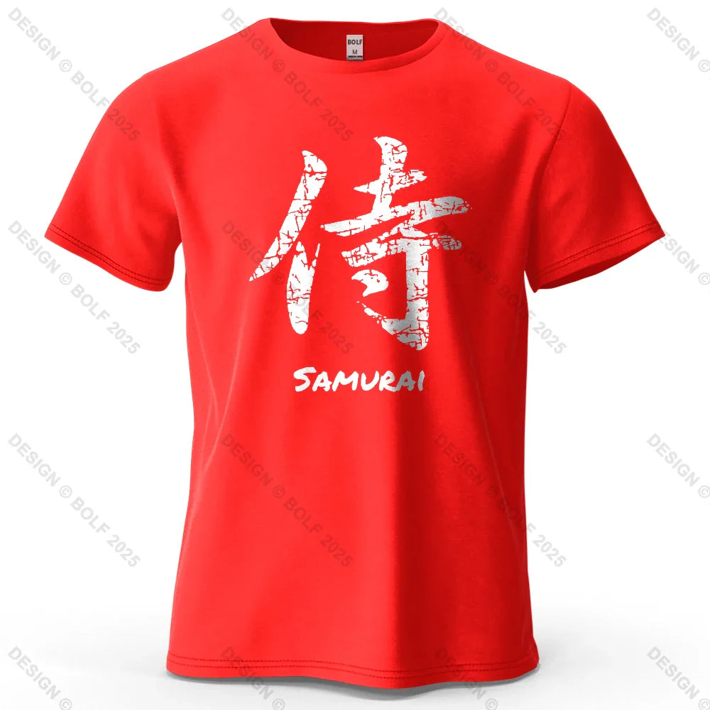 Character Printed Men's T-Shirt 100% Cotton Oversized Classic Asian Aesthetics Graphic Tees for Women Tees Streetwear