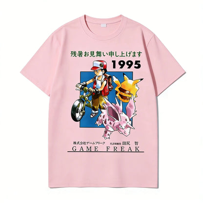Anime Graphic T Shirt Man Women Casual Cotton Short Sleeve Tee Top Y2k Streetwear Print Clothing