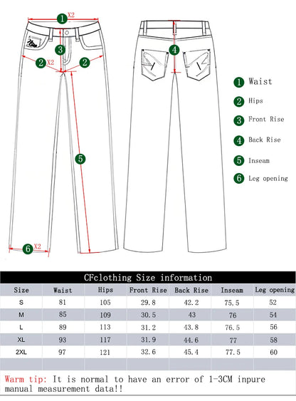 Trousers Streetwear Aesthetic Men's Jeans Tie Dye Man Cowboy Pants Wide Leg Hip Hop Goth Soft Cotton Original Multi Bag Jeans