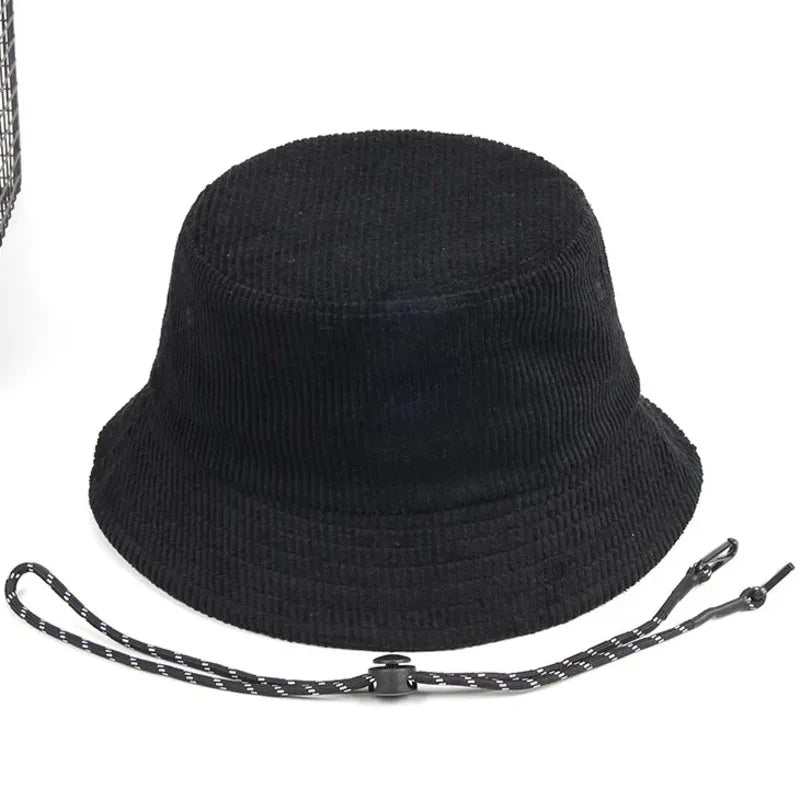 Dad Winter Hat Lady Outdoors Corduroy Bucket Hats Men Big Size Fisherman Hat 54-56cm 56-58cm 58-60cm 60-62cm 62-64cm
