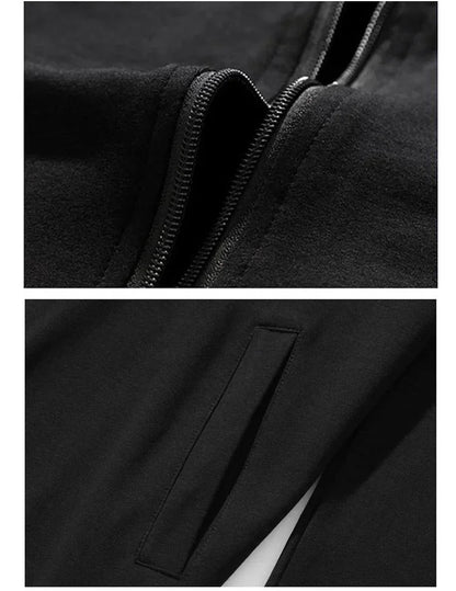 Fashion Unisex Autumn Winter Coat Supernatural Print Zipper Hoodie Casual Long Sleeve Tops Women Men Harajuku Zipper Sweatshirt