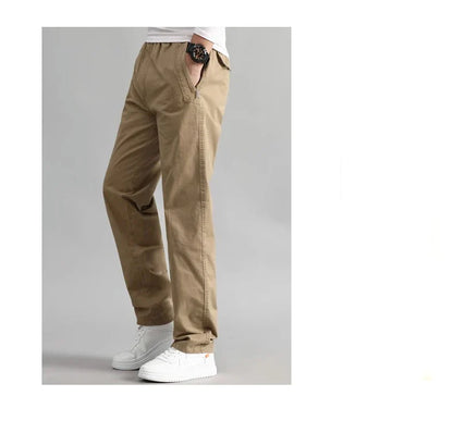 Explosions men's overalls casual pants cotton loose summer thin fashion long pants men's pants.