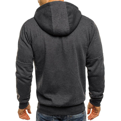Men's Hoodies Sweatshirts Jacquard Hoodie Fleece Men Hooded Sweatshirt Pullover For Male Hoody Man Sweatshirt
