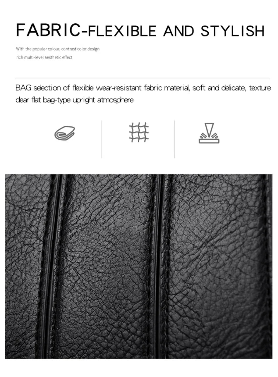 Genuine Brand Fashion Luxury High Quality 3 Layers Leather Handbag Women 2024 Crossbody Bags for Women Lady Large Capacity 2024