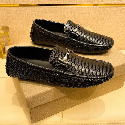 Summer Mens Outdoor Anti-slip Comfort Soft High Quality Men Breathable Flat Driving Shoes New 2024 Classic Casual Loafers