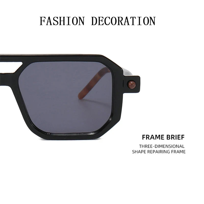 Sunglasses For Men Fashion Glasses Luxury Retro Blue Light Blocking Shades