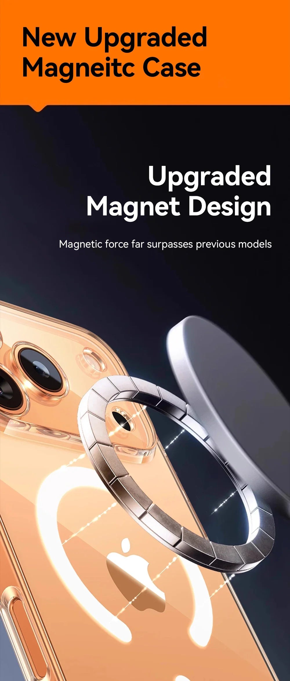 Joyroom for iPhone 17 pro Max Clear Case Compatible with Magsafe Anti-Yellow Magnetic Phone Hard Transparent Case for iPhone 17