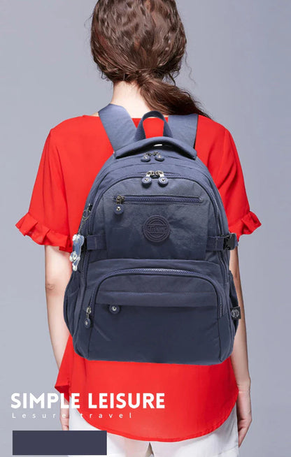 Large Nylon Waterproof Backpack Travel Rucksack for Women School Bags Mochilas Mujer Kids Girls 2026