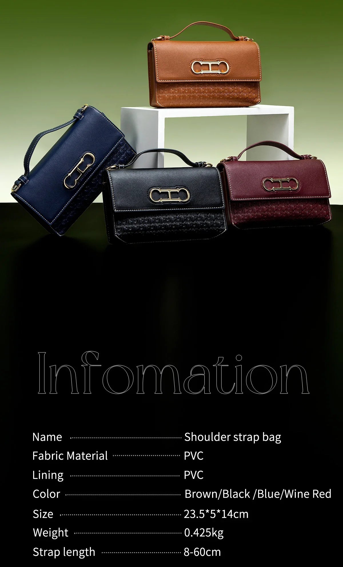 Crossbody Bag Brand Women's Bag Letter Print Leather Compact Elegant Handbag Tote Bag Exquisite Fashion Women's Bag