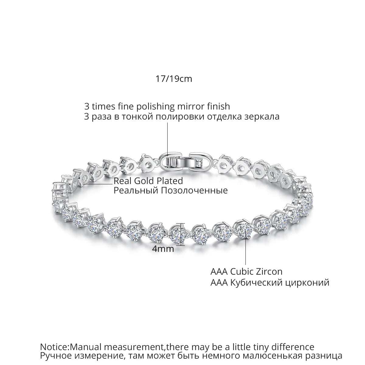 Silver Color 3 Prong Round Cubic Zirconia Necklace Earring Bridal Jewelry Set Simple Design Bride Wedding Accessories
