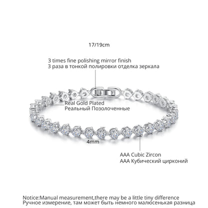 Silver Color 3 Prong Round Cubic Zirconia Necklace Earring Bridal Jewelry Set Simple Design Bride Wedding Accessories