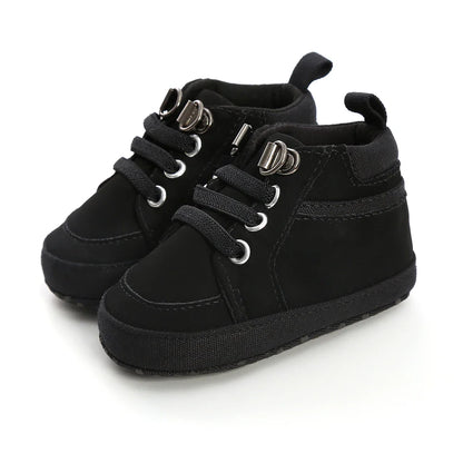 Baby Sneakers Infant Boys Girls Sports Shoes Toddler Casual Cotton Sole Anti-slip PU First Walkers Crawl Crib Basketball Shoes