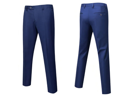 Elegant Men's Suits 2 Piece Set Fashion Korean Casual Slim Fit Social Groom Wedding Tuxedo