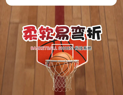 Kids Basketball Shoes Tactical Boots Ankle Support Sneakers Breathable Boys Girls Sports Shoes Shock-absorbing Athletic Shoes