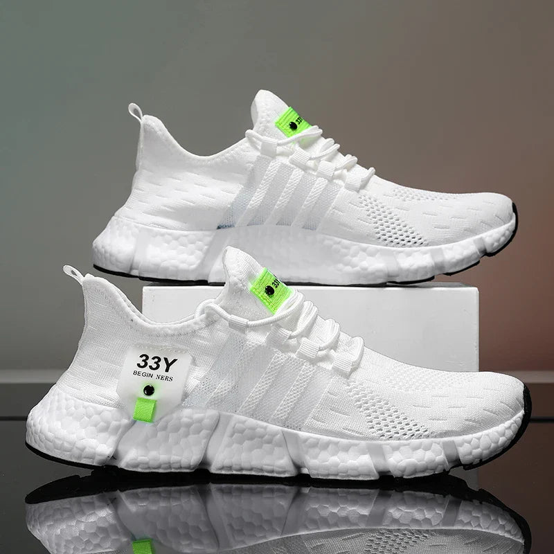 High Quality Summer Men Shoes Comfortable Sneakers Breathable Running Shoes for Men Mesh Tennis Sport Shoes