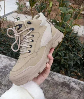 Safety Boots Men's Work Sneakers Battlefield Boots Breathable Steel Toe Shoes Safety stab-proof men's boots