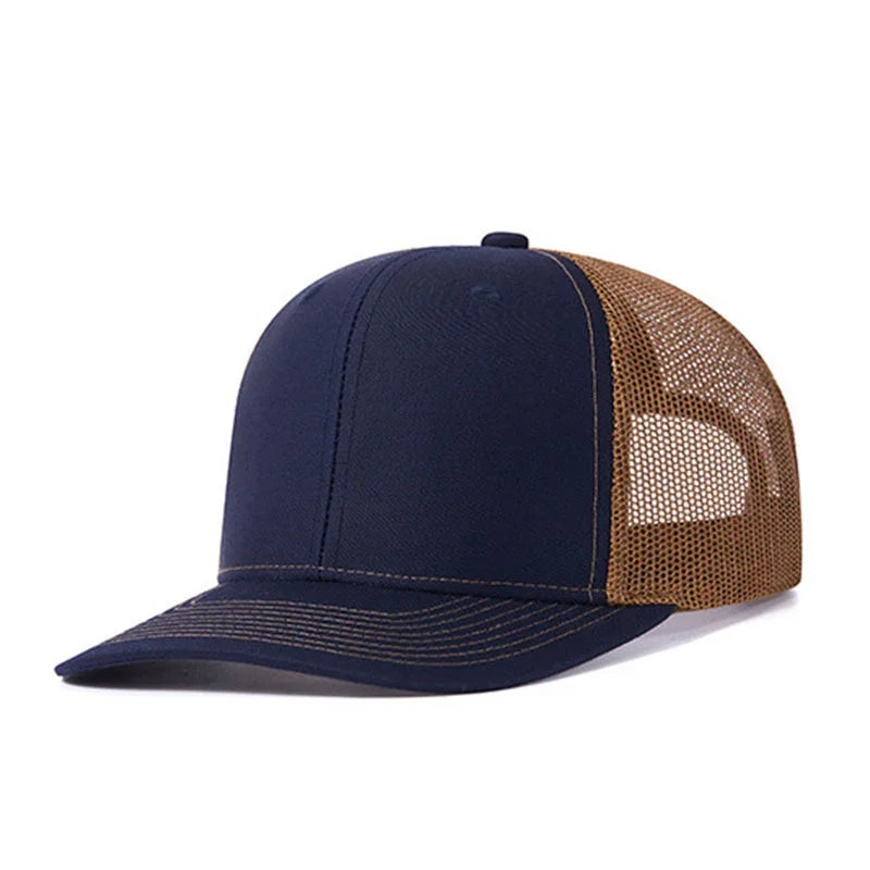 Unisex Baseball Cap for Men Women Slight Curved Brim Style Trucker Hat Casual Outdoor Breathable Cap Gorras Hombre