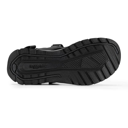 FitVille Mens Sandal Wide Toe Box Walking Athletic Sandals For Men With Arch Support Cushion Slip-Resistant Beach Sandals