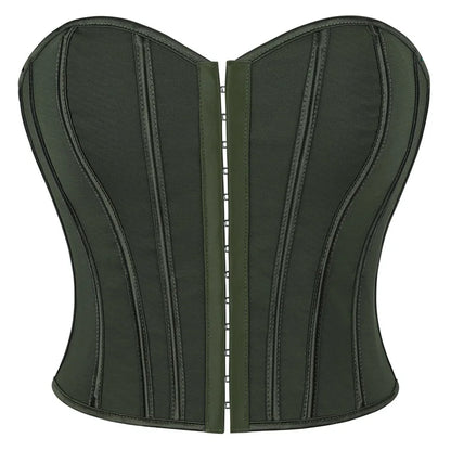 Fashion Strapless Off Shoulder Corset Tank Crop Tops Summer Backless  Camisole Underwear Female Bustier Top