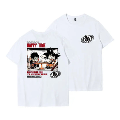 Tide Brand Joint T-shirt Wukong Frisa Animation Peripheral Clothes Ins Men's America Short-sleeved T-shirt