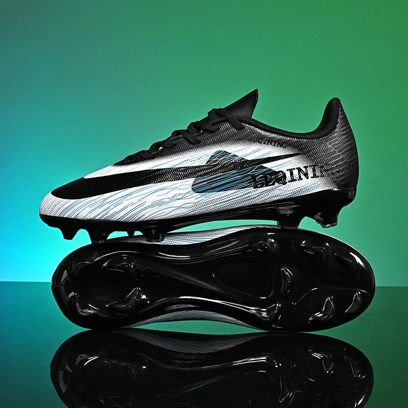 New Men Football Boots Outdoor Non Slip Match Boys Breathable Soccer Shoes Sport Adult Cleats Training Long Spikes Comfortable