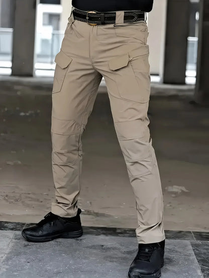 Men's Tactical Cargo Pants 6XL Plus Size Outdoor Casual Sports Pant Hiking Fishing Waterproof Multi-pocket Men Trousers