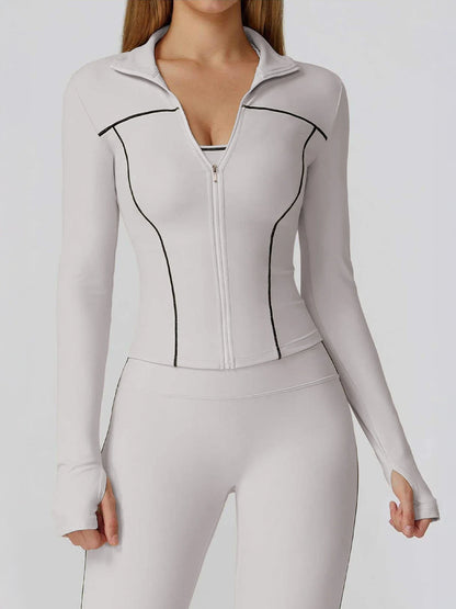 Yoga Set 2PCS Sports Outfits Women Clothes Fitness Tracksuit Gym Legging Workout Long Sleeved Female Bra Yoga Suit Sportswear