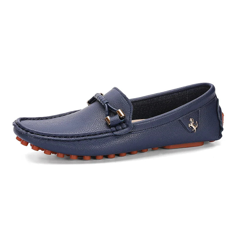 Summer Mens Fashion High Quality Outdoor Casual Leather Shoes Comfortable Breathable Classic 2024 New Slip on Men's Shoes