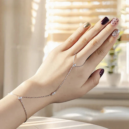3*6mm Marquise Cut Moissanite Bracelets for Women Adjustable Chain 3 Gems 100% S925 Sterling Silver Plated 18K Jewelry