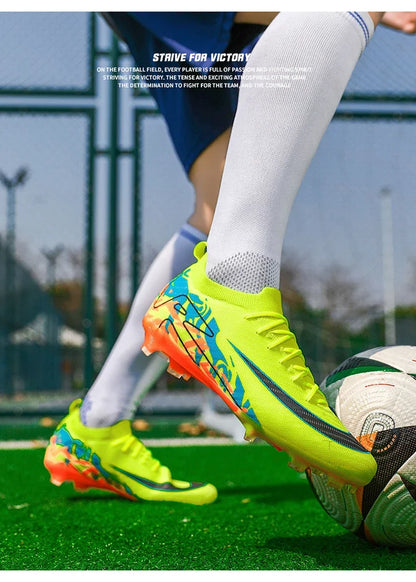 Hot Selling Soccer Shoes Society Professional Grass Training Original Football Field Boots Cleats Indoor Non Slip Futsal Sneaker