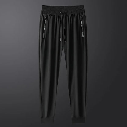 Running Pants Zipper Quick Dry Summer Fishing Outdoor Jogging Sweatpants Men Fitness Trousers Training Sport Long Pant Workout
