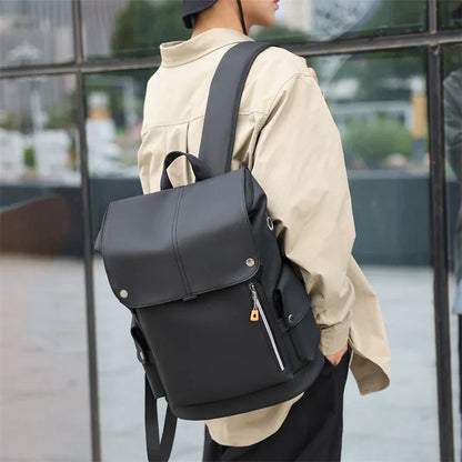 USB Charging Urban Man Backpack Waterproof Rucksack Men's Laptop Backpack Large Computer Backpack for Business Office Outdoor