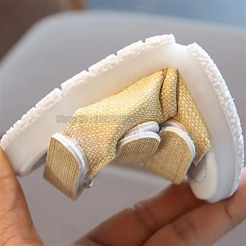 Baby Anti Slippery Toddler Sandals Children Led Light Up Girls Luminous Boys Luminous Sole Shoes